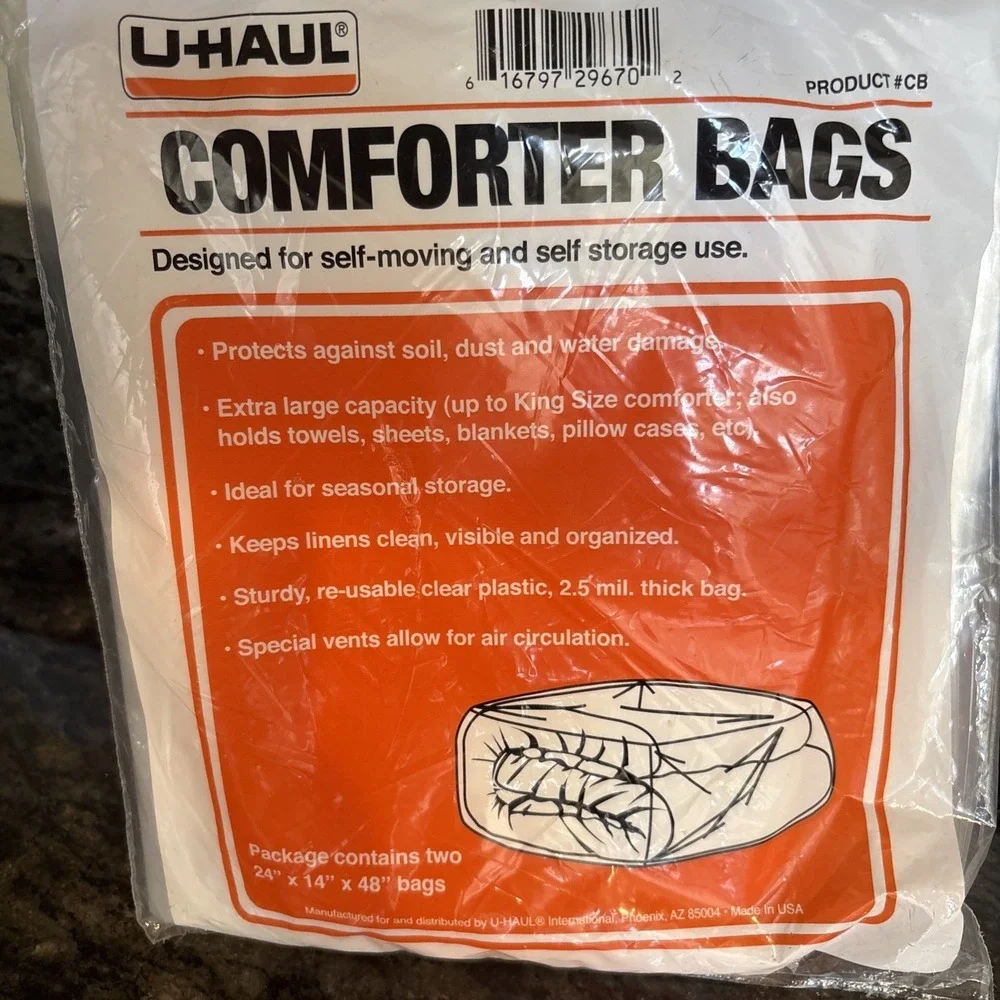 U-HAUL Comforter Clear Bags‎ 24